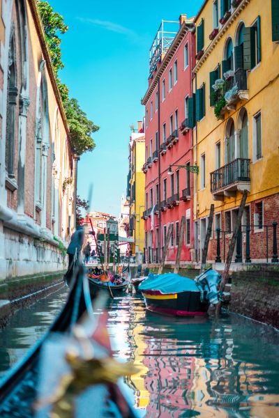 italien blick aus gondel